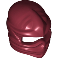 Wrap with Forehead Ridge Dunkelrot
