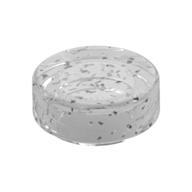 Fliese rund 1 × 1 Glitter Trans-Clear