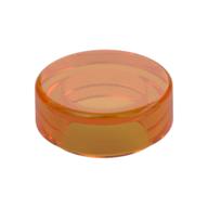 Fliese rund 1 × 1 Transparent-Orange