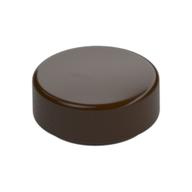 Fliese rund 1 × 1 Dunkelbraun