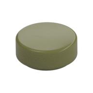 Tile Round 1 × 1 Olive Green