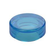 Fliese rund 1 × 1 Transparent-Dunkelblau