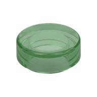 Fliese rund 1 × 1 Transparent-Grün