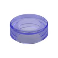Fliese rund 1 × 1 Trans-Purple