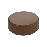 Tile Round 1 × 1 Reddish Brown