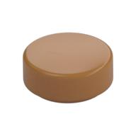 Tile Round 1 × 1 Medium Nougat