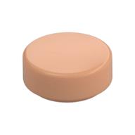 Fliese rund 1 × 1 Nougat