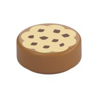 Tile Round 1 × 1 with Cookie Print