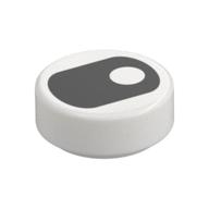 Tile Round 1 × 1 with Squinted Eye, Center Side Pupil print