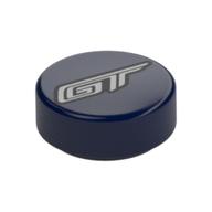 Tile Round 1 × 1 with 'GT' print Dark Blue