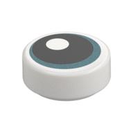 Tile Round 1 × 1 with Medium Azure Eye, Black Pupil print