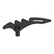 Weapon Scythe / Crescent Blade Serrated with Bar Perltitan