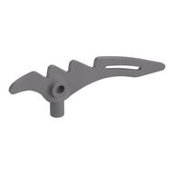 Weapon Scythe / Crescent Blade Serrated with Bar Mattsilber