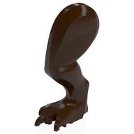 Animal Body Part, Dinosaur, Tyrannosaurus Rex / Indominus Rex / Carnotaurus Leg, Left, with Pin [Plain] Dunkelbraun