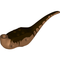 Animal Body Part, Dinosaur, Raptor Body with Dark Brown Markings Print Mittelnougat