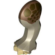 Animal Body Part, Dinosaur, Triceratops Leg, Left, Front, with Pin, Tan Nails and Reddish Brown and Dark Brown Print Dunkelbeige