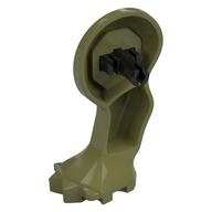 Animal Body Part, Dinosaur, Triceratops / Ankylosaurus Leg, Right, Front, with Pin [Plain] Olive Green