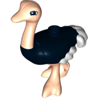 Duplo Animal Ostrich Black