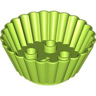 Duplo Cupcake / Muffin Cup with 2 × 2 Studs Lime