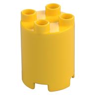 Duplo Stein rund 2 × 2 × 2 Gelb