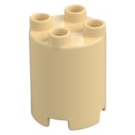 Duplo Brick Round 2 × 2 × 2 Tan