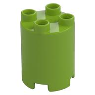 Duplo Brick Round 2 × 2 × 2 Lime