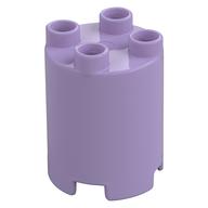 Duplo Stein rund 2 × 2 × 2 Lavendel