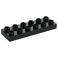 Duplo Platte 2 × 6 Schwarz