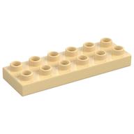 Duplo Plate 2 × 6 Tan