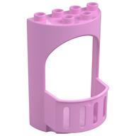 Duplo Building Wall 4 × 3 × 5 Curved Turret with Balcony - Castle Leuchtrosa