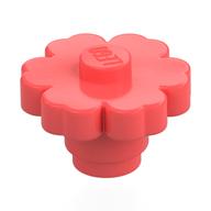 Plant, Flower 2 × 2 - Round [Solid Stud] Coral