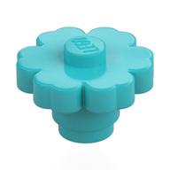 Plant, Flower 2 × 2 - Round [Solid Stud] Medium Azure