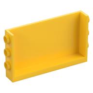 Panel 1 × 6 × 3 with Studs on Sides Yellow