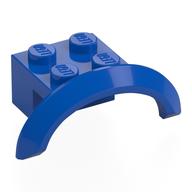 Wheel Arch, Mudguard 4 × 2 1/2 × 1 Blue