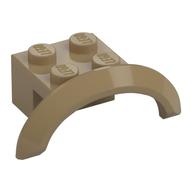 Wheel Arch, Mudguard 4 × 2 1/2 × 1 Dunkelbeige