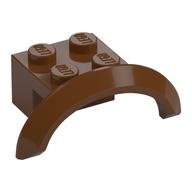 Wheel Arch, Mudguard 4 × 2 1/2 × 1 Reddish Brown