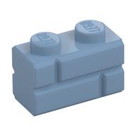 Brick Special 1 × 2 with Masonry Brick Profile Sand Blue