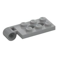 Hinge Plate 2 × 4 with Pin Hole with 3 Holes - Top Light Bluish Gray