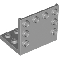 Bracket 3 × 4 - 3 × 4 Light Bluish Gray