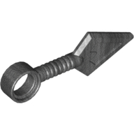 Weapon Spear Short with Hole Pearl Titanium