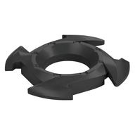 Ring 4 × 4 with 2 × 2 Opening and 4 Arrow Ends (Ninjago Spinner Crown) Perltitan