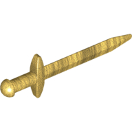 Weapon Sword / Greatsword Pointed with Thin Crossguard Pearl Gold