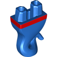Lower Body, Genie with Red Belt print Blue