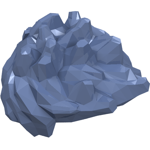 Hair Spiked Sandblau