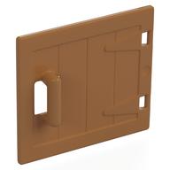 Duplo Door / Lid, Wood Effect Mittelnougat