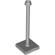 Tile Special 2 × 2 with Bar, Hollow Stud with Stop Ring (Flag Pole)