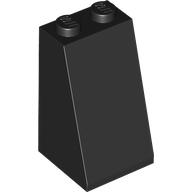Dachstein 75° 2 × 2 × 3 [massiv Noppen] Schwarz