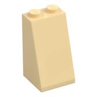 Brick Sloped 75° 2 × 2 × 3 [Solid Studs] Tan
