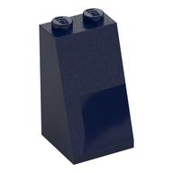 Brick Sloped 75° 2 × 2 × 3 [Solid Studs] Dark Blue