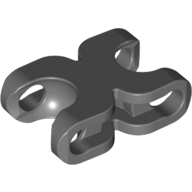 Large Figure Skeletal, Connector, 2 × 3 with Two Ball Sockets, Rounded Ends